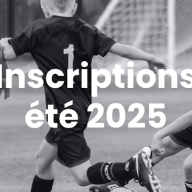 Inscription de soccer pour l'été 2025