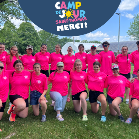 Merci aux employés du Camp de jour de Saint-Thomas