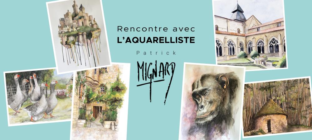 Rencontre avec l’aquarelliste Patrick Mignard