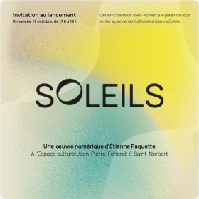 Soleils, une œuvre d’art numérique permanente